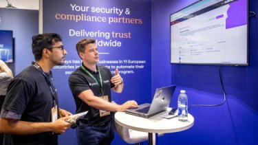 Infosecurity Europe exhibitor networks with an Infosecurity Europe attendee