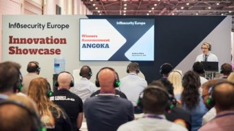 Angoka winners announcement presentation at Infosecurity Europe’s Innovation Showcase