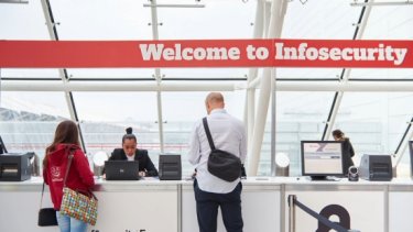 Cybersecurity Professionals Check In at Infosecurity Europe Registration Desks