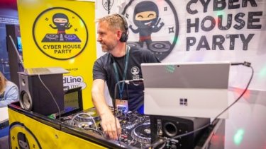 DJ at Cyber House Party in Infosecurity Europe