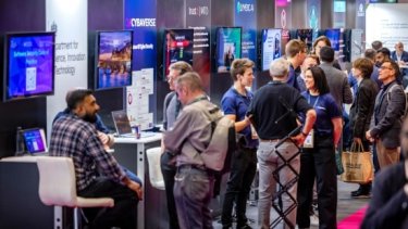 Attendees of Infosecurity Europe networking