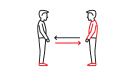 Safety Guidance to be mindful of personal space